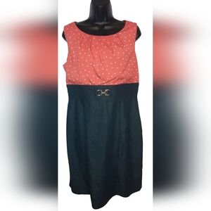 Alyx Coral and Blue Asymmetrical Dress